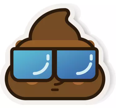 Poo Whatsapp iPhone Sticker - TenStickers