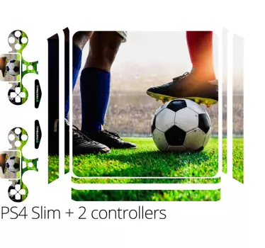 Green grass football stadium ps4 skin - TenStickers