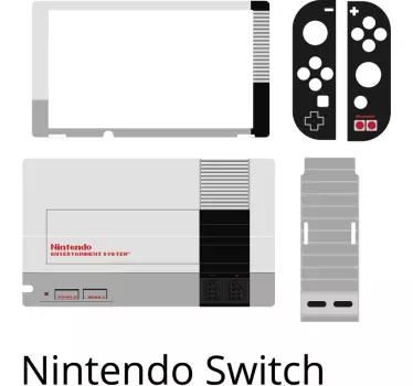 Retro nes Nintendo video gaming wall sticker - TenStickers