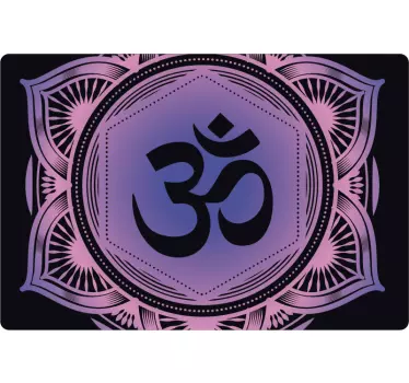 Om Symbol Trackpad Mandala Sticker - TenStickers