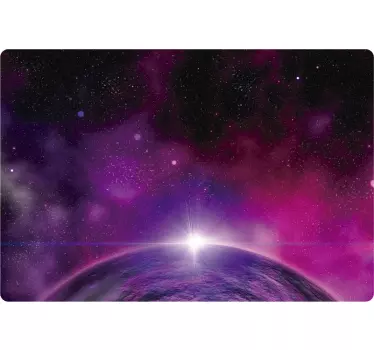 Outer Space Laptop Sticker - TenStickers