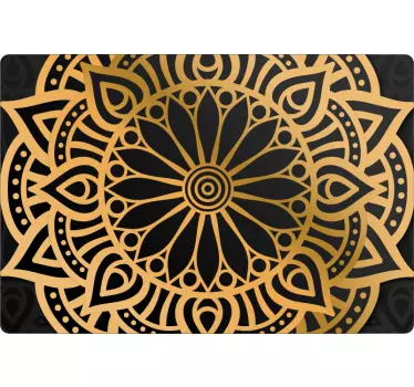 Mandala Trackpad Sticker - TenStickers