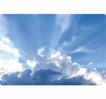 Blue Skies Trackpad texture sticker - TenStickers