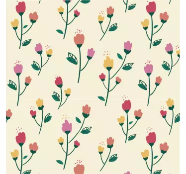 little peonies furniture sticker - TenStickers