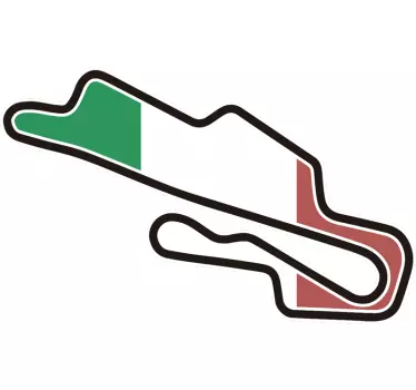 Mugello circuit Car Decal - TenStickers