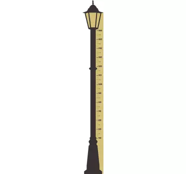 Whimsical Height Chart height chart sticker - TenStickers