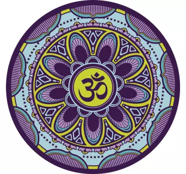Intricate Mandala Design laptop sticker - TenStickers