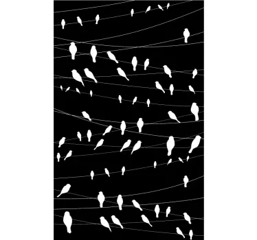 Bird Window sticker - TenStickers