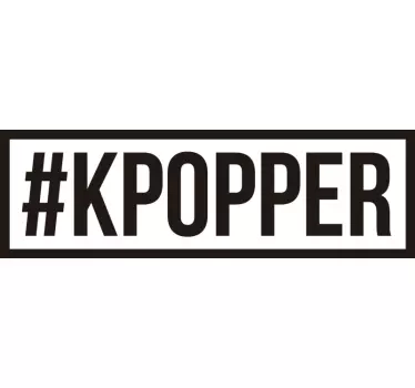 #kpopper music decal - TenStickers