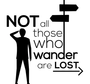 Tolkien quote decal - TenStickers
