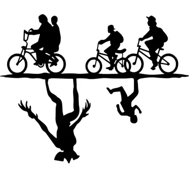 Stranger Things laptop laptop skin - TenStickers