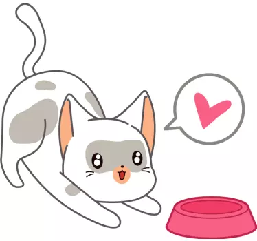 Cat tank car Decal - TenStickers