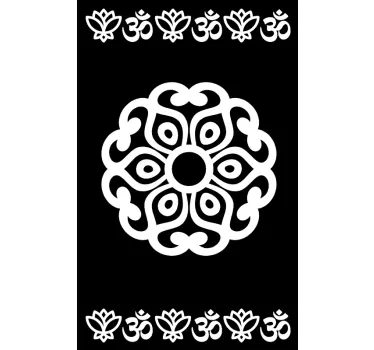 Original Mandala window decal - TenStickers