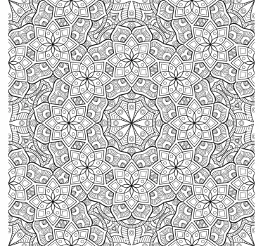 Mandala window decal - TenStickers