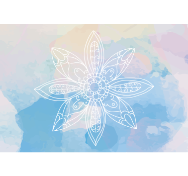 Colorful mandala laptop skin - TenStickers