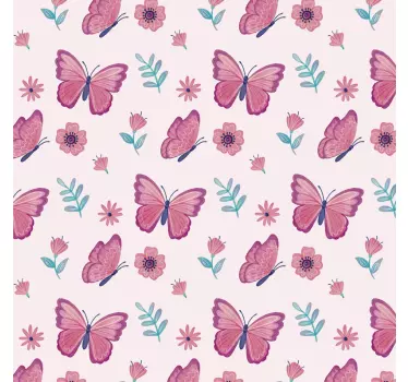 colorful butterflies window decal - TenStickers