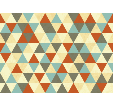 Lively triangular design laptop skin - TenStickers