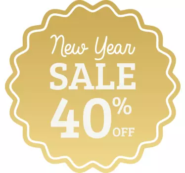 New Year best offer sale wall sticker - TenStickers