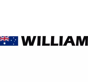 Customisable Australian bike cycling wall sticker - TenStickers