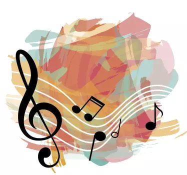 Musician with Maracas Sticker - TenStickers