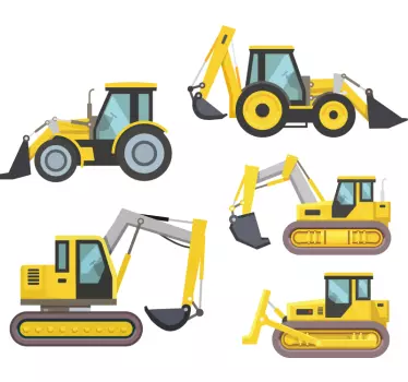 Digger Pack toy decal - TenStickers