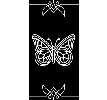 Decoration butterflies window decal - TenStickers