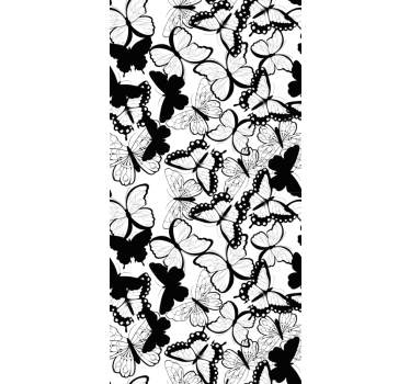 Butterflies window foil decal - TenStickers