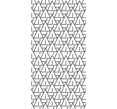Triangles shower sticker - TenStickers