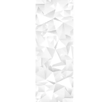 3D effect geometric  window decal - TenStickers