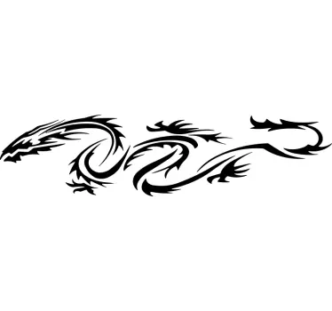Dragons motorbike sticker - TenStickers