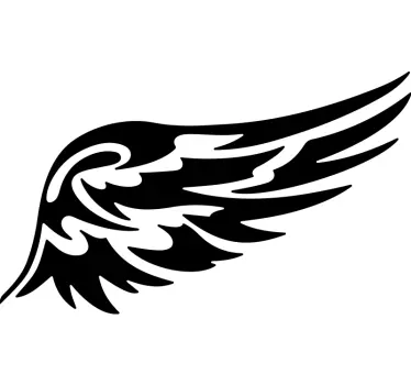 Motorcycle with wings Motorcycle stickers - TenStickers