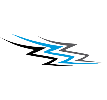 Race car blue and gray Car Decal - TenStickers