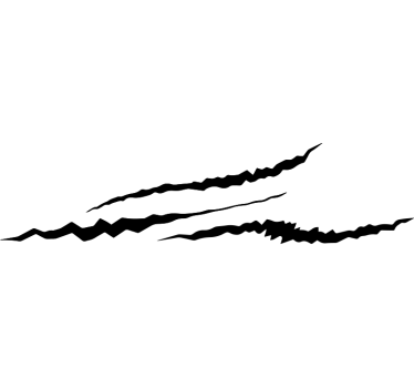 Race car with scratch Car Decal - TenStickers