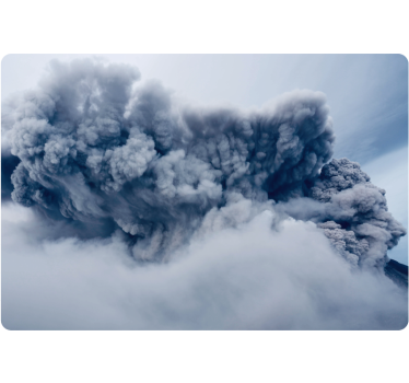 Volcanic smoke laptop skin - TenStickers