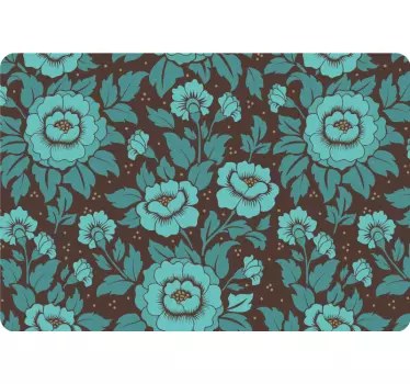 Floral pattern laptop skin - TenStickers