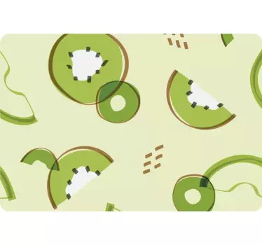 Kiwi memphis style laptop skin - TenStickers