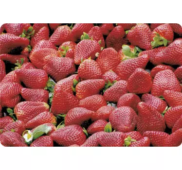 Fresh Strawberry Burst laptop skin - TenStickers