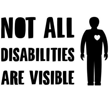 Disable on board Car Decal - TenStickers