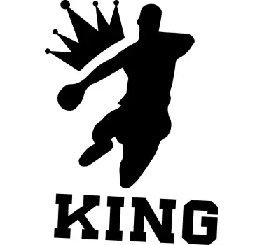 KING BALLER MOTION laptop sticker - TenStickers