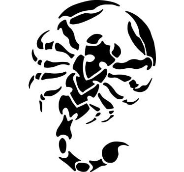 Scorpion Car Decal - TenStickers