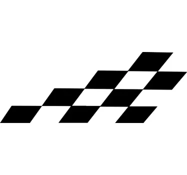 Racing design car sticker - TenStickers