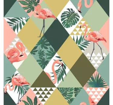 Tropical jungle furniture decal - TenStickers