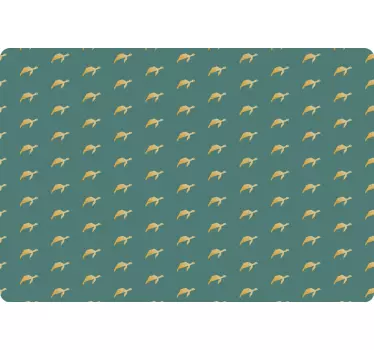 Geometric turtle laptop skin - TenStickers