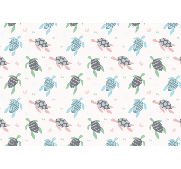 Colorful Turtle Patterns laptop skin - TenStickers