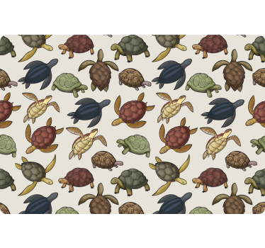 Colorful Sea Turtles laptop skin - TenStickers