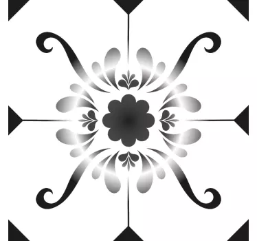 Pattern vinyl sticker floor tile decal - TenStickers