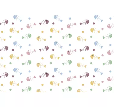 Laptop skin with vibrant fish designs - TenStickers
