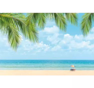 Windows with landscape window sticker - TenStickers