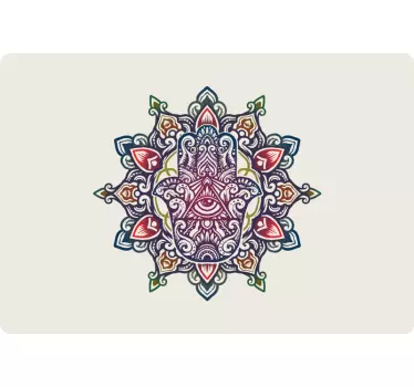 Decorative eye mandala laptop skin - TenStickers