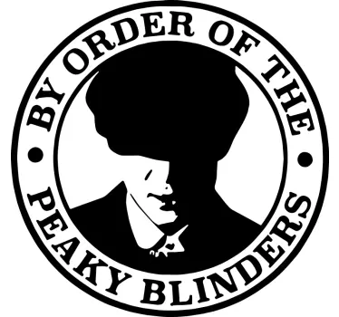Peaky Blinders laptop skin decal - TenStickers